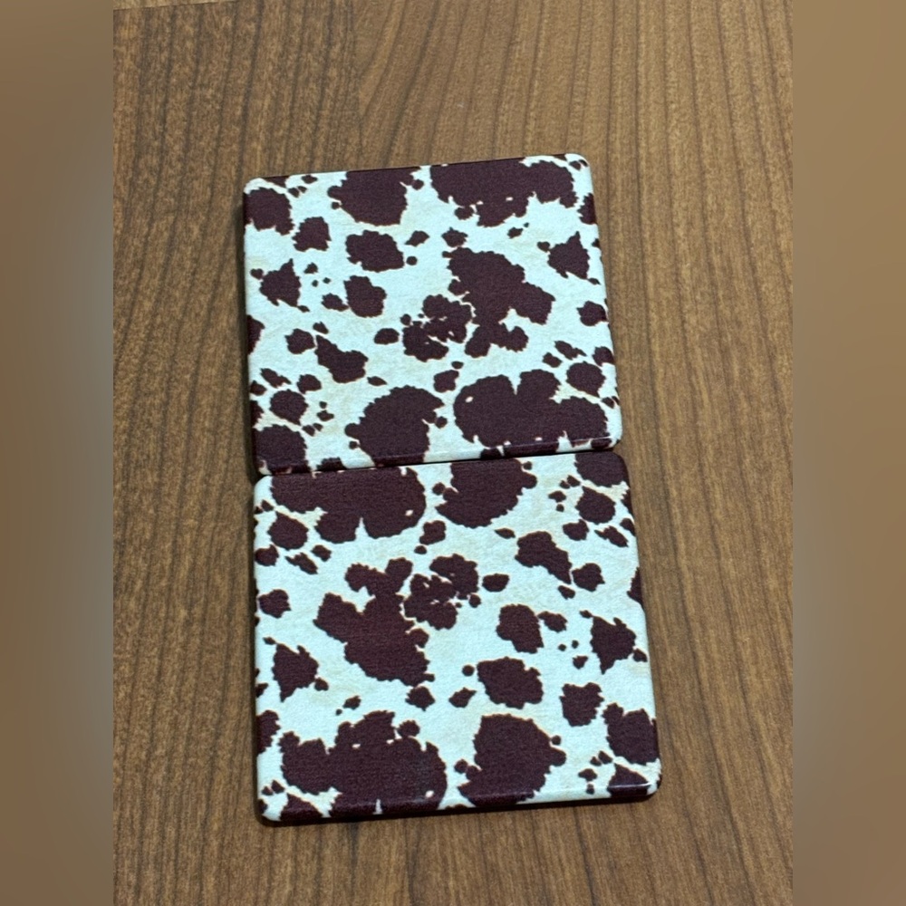 NEW BrownCow Print Compact Mirror - Picture 6 of 6